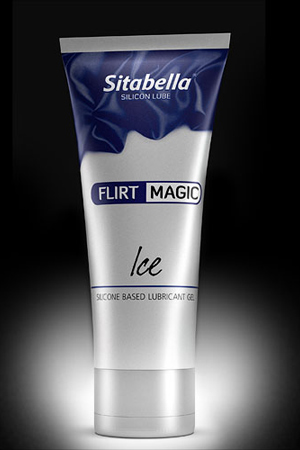 Силиконовая гель-смазка FLIRT MAGIC Ice с лёгким пролонгирующим эффектом - 75 мл. - Sitabella - купить с доставкой во Владивостоке