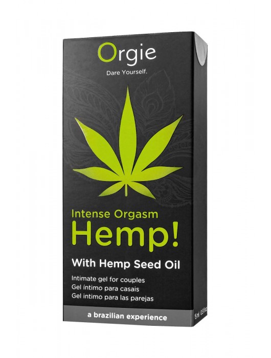 Возбуждающий интимный гель для пар ORGIE Hemp Intense Orgasm - 15 мл. - ORGIE - купить с доставкой во Владивостоке