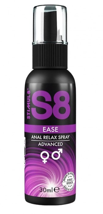 Расслабляющий анальный спрей S8 Ease Anal Relax Spray - 30 мл. - Stimul8 - купить с доставкой во Владивостоке