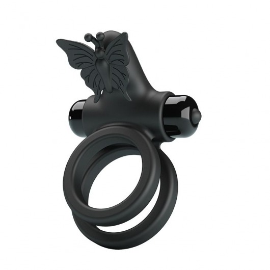 Черное эрекционное виброкольцо Passionate Ring IX - Baile - во Владивостоке купить с доставкой