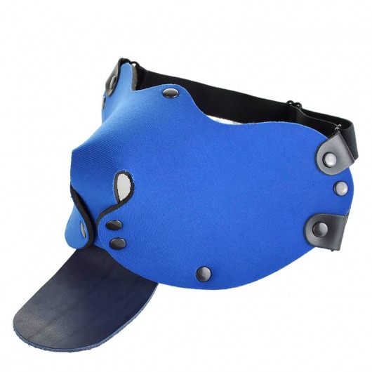 Синяя неопреновая маска  Дог - Sitabella - купить с доставкой во Владивостоке