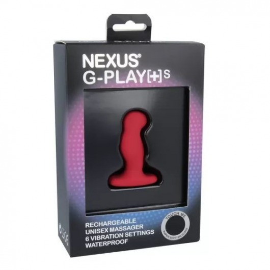 Красная вибровтулка Nexus G-Play+ S - Nexus Range - во Владивостоке купить с доставкой