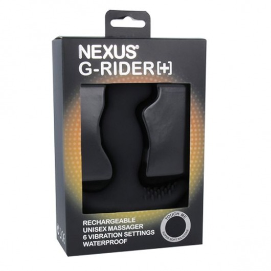 Черный вибромассажер простаты Nexus G-Rider+ - 12,6 см. - Nexus Range - во Владивостоке купить с доставкой