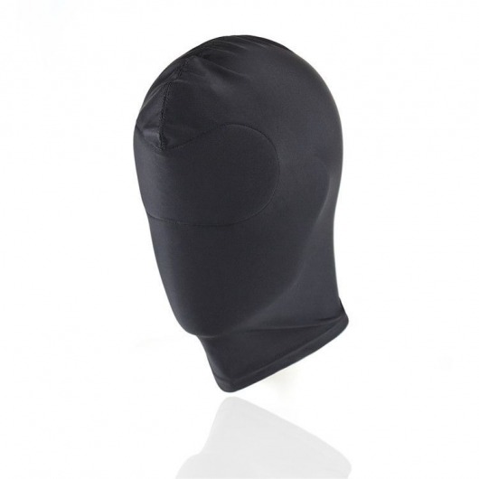 Черный текстильный шлем без прорезей для глаз - Notabu - купить с доставкой во Владивостоке