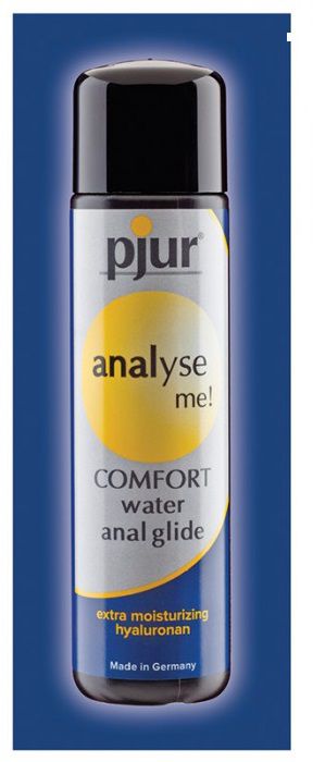 Анальный лубрикант pjur ANALYSE ME Comfort Water Anal Glide - 2 мл. - Pjur - купить с доставкой во Владивостоке