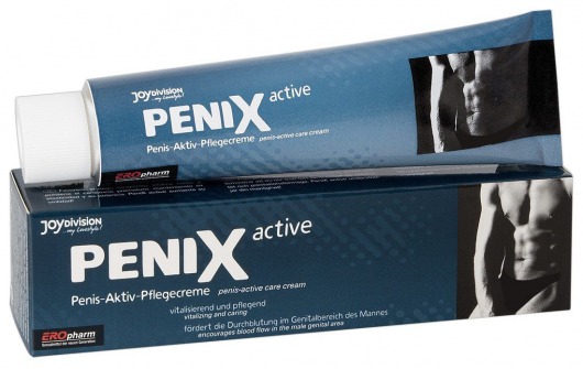 Возбуждающий крем для мужчин PeniX active - 75 мл. - Joy Division - купить с доставкой во Владивостоке