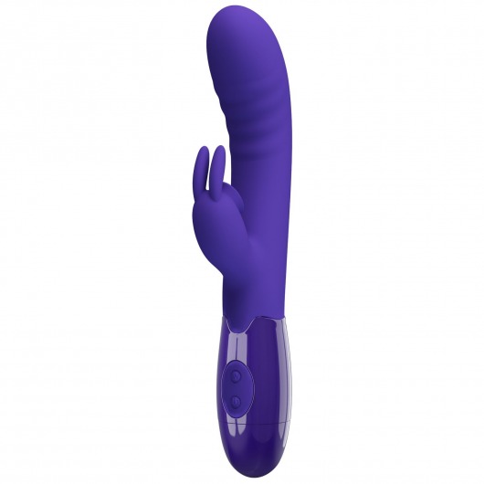 Фиолетовый вибратор-кролик Cerberus-Youth - 20,6 см. - Baile