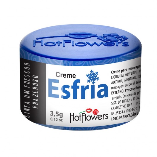 Возбуждающий крем Esfria с охлаждающим эффектом - 3,5 гр. - HotFlowers - купить с доставкой во Владивостоке