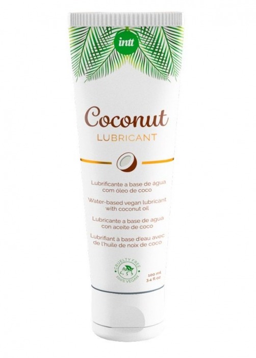 Веганская смазка на водной основе Coconut Lubricant - 100 мл. - INTT - купить с доставкой во Владивостоке