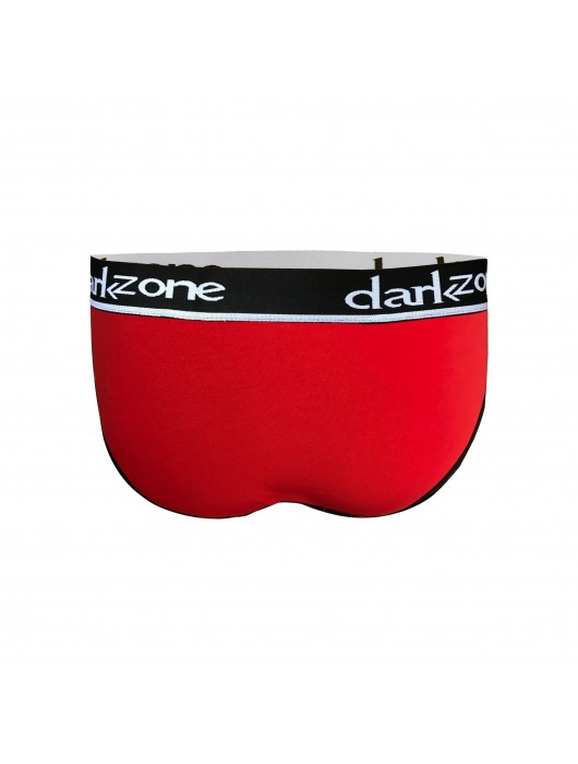 Красные мужские трусы-брифы с вырезом - Darkzone купить с доставкой