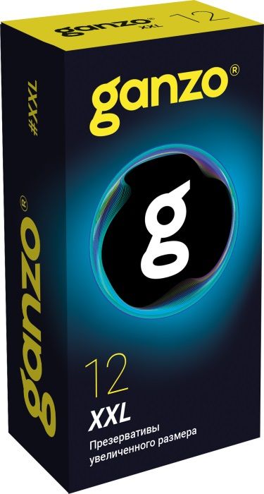 Презервативы увеличенного размера Ganzo XXL - 12 шт. - Ganzo - купить с доставкой во Владивостоке