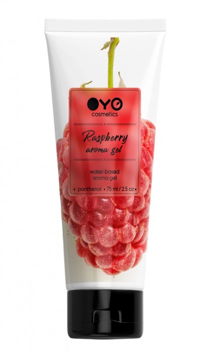 Лубрикант на водной основе OYO Aroma Gel Raspberry с ароматом малины - 75 мл. - OYO - купить с доставкой во Владивостоке
