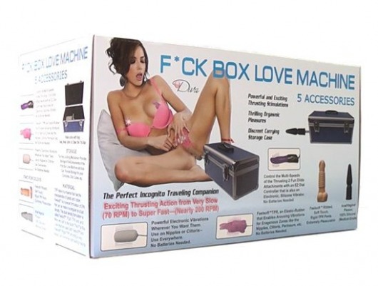 Секс-машина Fuck Box с дополнительными аксессуарами - MyWorld - DIVA - купить с доставкой во Владивостоке