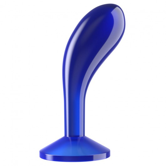 Синяя анальная втулка Flawless Clear Prostate Plug 6.0 - 15 см. - Lovetoy - во Владивостоке купить с доставкой