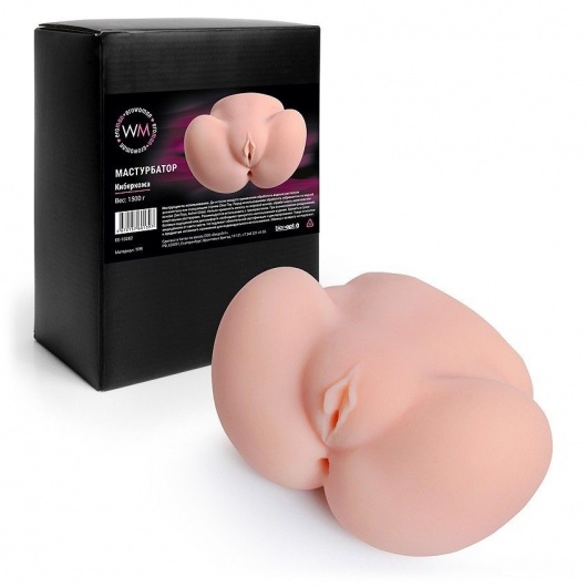 Реалистичный мастурбатор с двумя функциональными отверстиями - Erowoman-Eroman - во Владивостоке купить с доставкой
