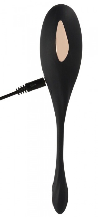 Черное виброяйцо RC Vibrating E-Stim Love Ball с электростимуляцией - Orion - купить с доставкой во Владивостоке