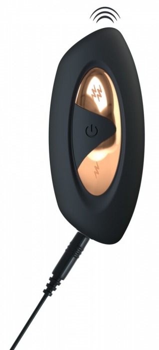 Черное виброяйцо RC Vibrating E-Stim Love Ball с электростимуляцией - Orion - купить с доставкой во Владивостоке