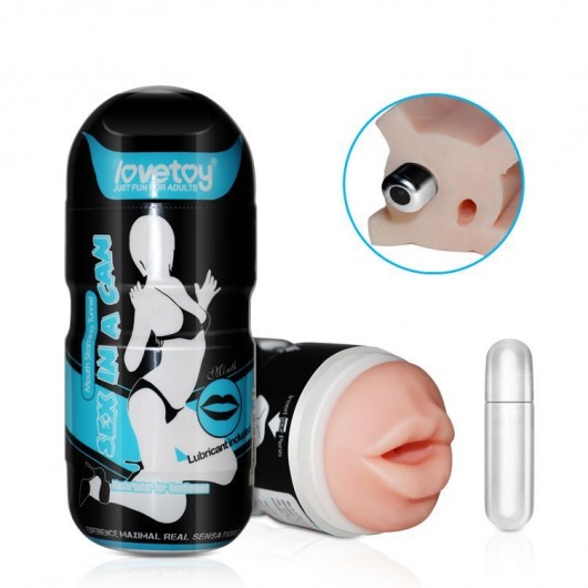 Мастурбатор-ротик Vibrating Mouth - Lovetoy - во Владивостоке купить с доставкой