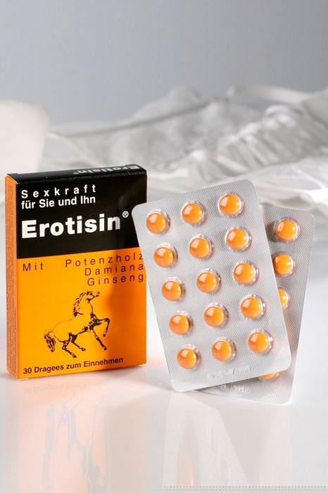 Средство для повышения сексуальной энергии Erotisin - 30 драже (430 мг.) - Milan Arzneimittel GmbH - купить с доставкой во Владивостоке