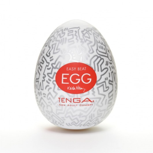 Мастурбатор-яйцо Keith Haring EGG PARTY - Tenga - во Владивостоке купить с доставкой