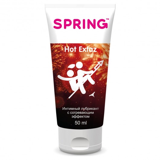 Согревающие интимный лубрикант Spring Hot Extaz - 50 мл. - SPRING - купить с доставкой во Владивостоке