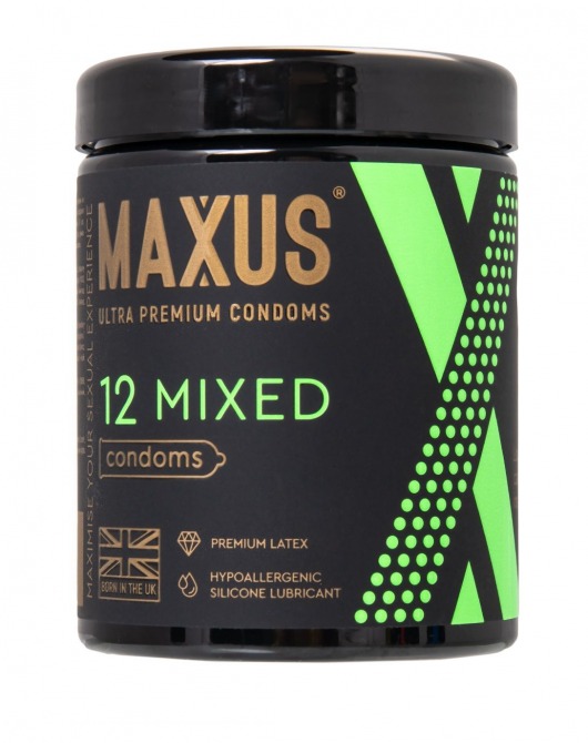 Презервативы MAXUS Mixed - 12 шт. - Maxus - купить с доставкой во Владивостоке