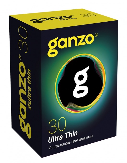 Супертонкие презервативы Ganzo Ultra thin - 30 шт. - Ganzo - купить с доставкой во Владивостоке