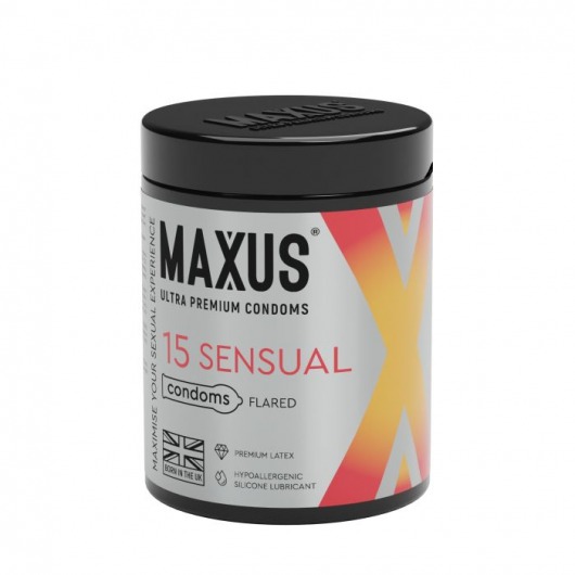 Анатомические презервативы MAXUS Sensual - 15 шт. - Maxus - купить с доставкой во Владивостоке