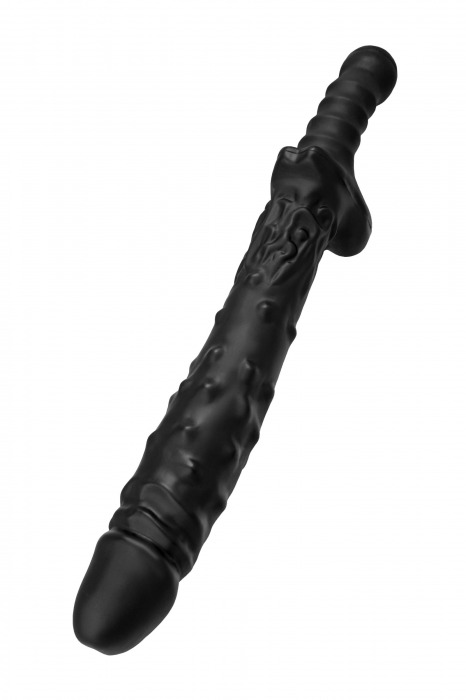 Черный фаллоимитатор «Вразумитель» с подкачкой - Unilatex