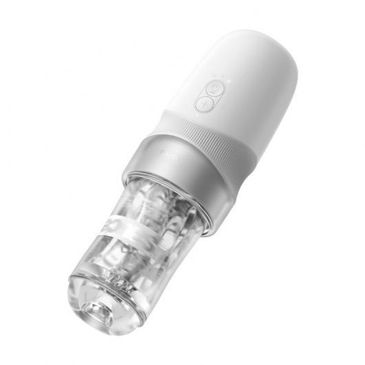 Белый автоматический мастурбатор Extra Sauce - Sauce - во Владивостоке купить с доставкой