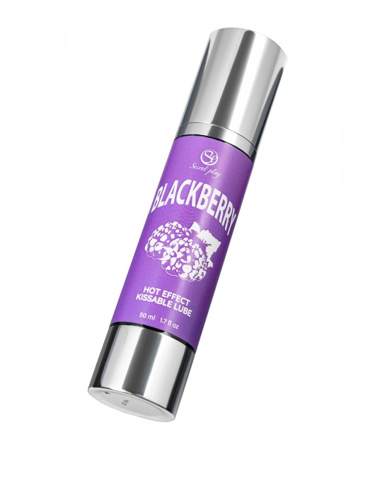 Массажное масло 2-в-1 Blackberry Hot Effect с разогревающим эффектом и вкусом ежевики - 50 мл. - Secret Play - купить с доставкой во Владивостоке
