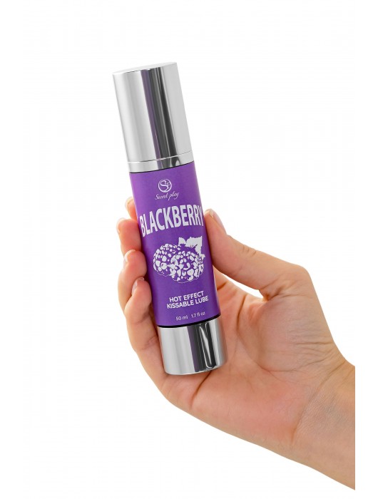 Массажное масло 2-в-1 Blackberry Hot Effect с разогревающим эффектом и вкусом ежевики - 50 мл. - Secret Play - купить с доставкой во Владивостоке