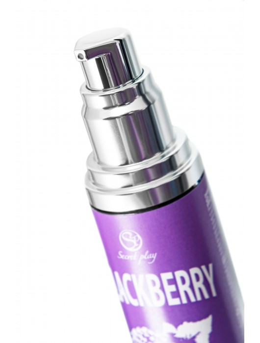 Массажное масло 2-в-1 Blackberry Hot Effect с разогревающим эффектом и вкусом ежевики - 50 мл. - Secret Play - купить с доставкой во Владивостоке