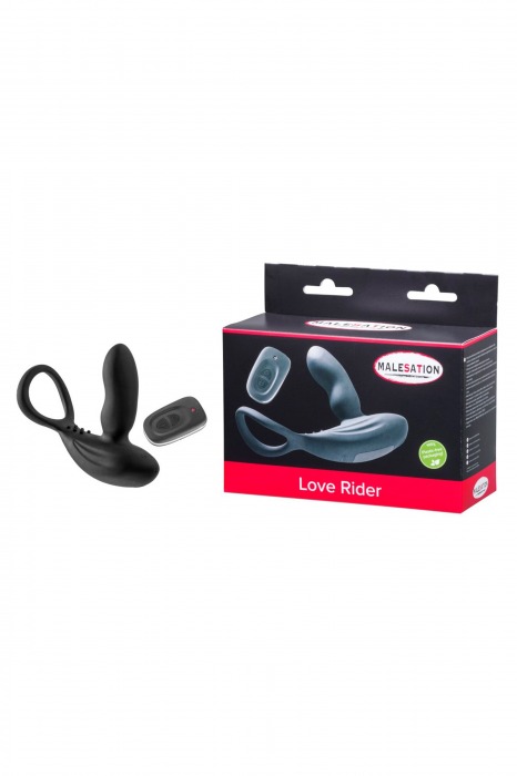 Стимулятор простаты с эрекционным кольцом Love Rider - MALESATION - во Владивостоке купить с доставкой