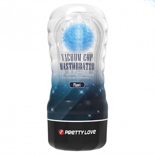 Прозрачный текстурированный мастурбатор Vacuum Cup Masturbator Planet - Baile - во Владивостоке купить с доставкой