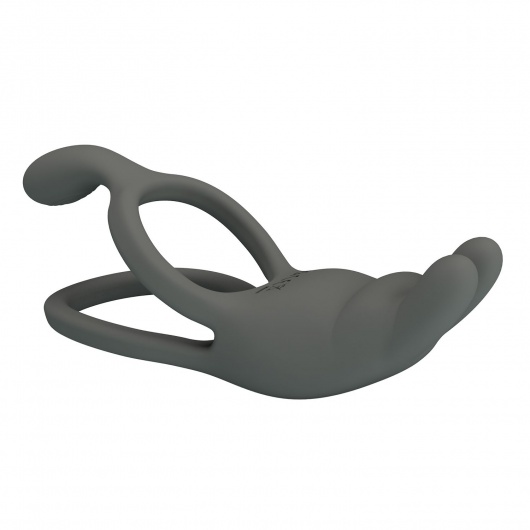 Серое эрекционное виброкольцо Dwayne - Baile - во Владивостоке купить с доставкой