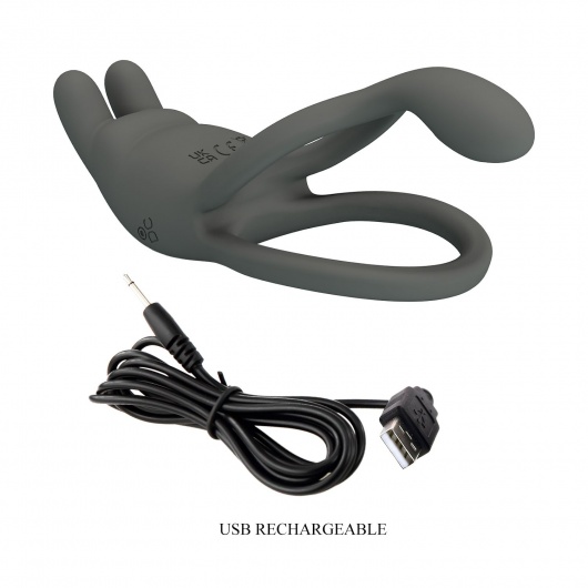 Серое эрекционное виброкольцо Dwayne - Baile - во Владивостоке купить с доставкой