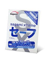 Презерватив Sagami Xtreme Ultrasafe с двойным количеством смазки - 1 шт. - Sagami - купить с доставкой во Владивостоке