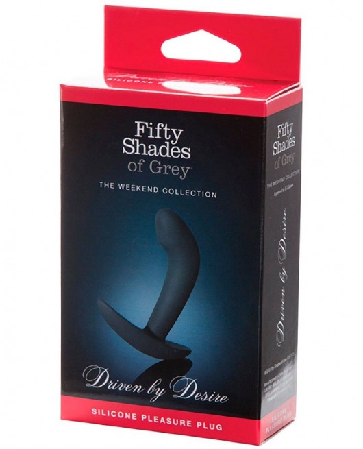 Анальная пробка Driven by Desire Silicone Butt Plug - 9 см. - Fifty Shades of Grey - во Владивостоке купить с доставкой