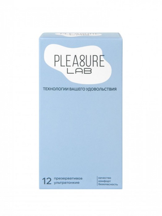 Ультратонкие презервативы Pleasure Lab - 12 шт. - Pleasure Lab - купить с доставкой во Владивостоке