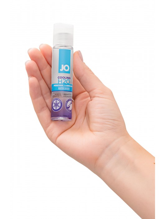 Охлаждающий лубрикант на водной основе JO H2O COOLING - 30 мл. - System JO - купить с доставкой во Владивостоке