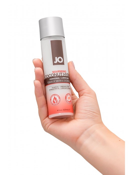 Водно-масляный лубрикант с разогревающим эффектом Hybrid Lubricant WARMING - 120 мл. - System JO - купить с доставкой во Владивостоке