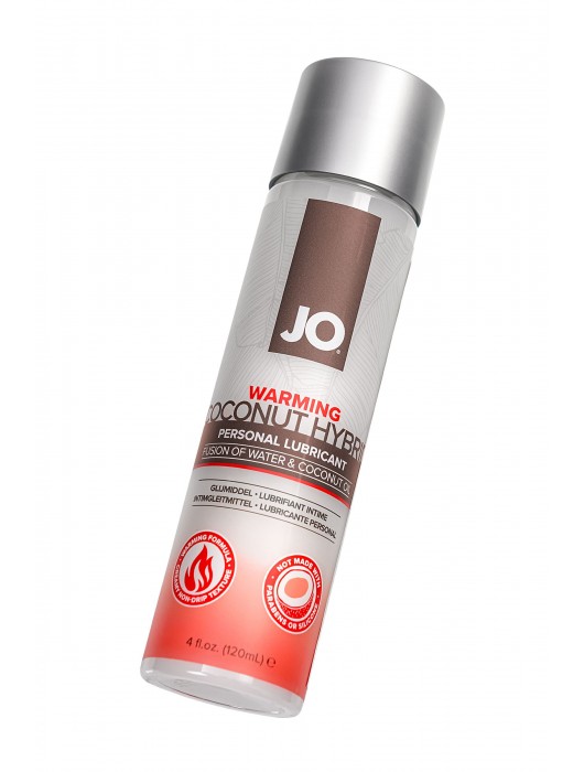 Водно-масляный лубрикант с разогревающим эффектом Hybrid Lubricant WARMING - 120 мл. - System JO - купить с доставкой во Владивостоке
