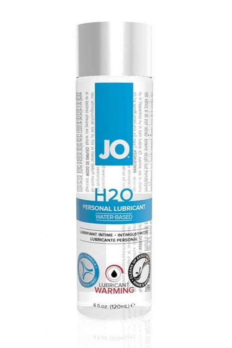 Возбуждающий лубрикант на водной основе JO Personal Lubricant H2O Warming - 120 мл. - System JO - купить с доставкой во Владивостоке