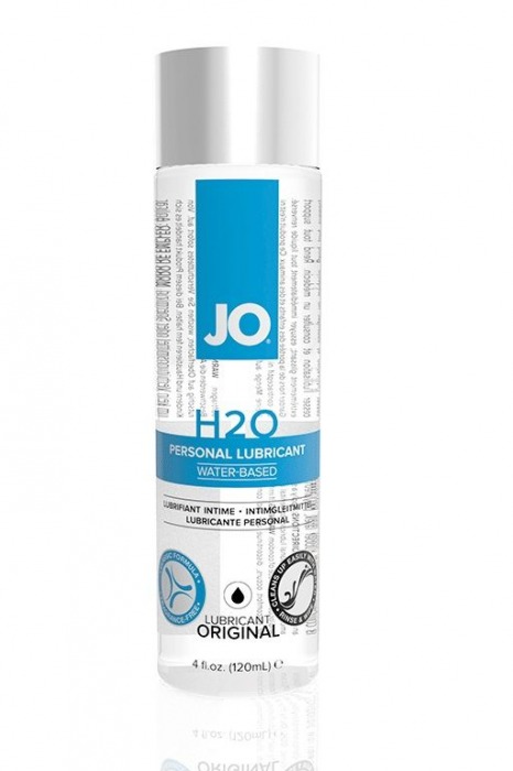 Нейтральный лубрикант на водной основе JO Personal Lubricant H2O - 120 мл. - System JO - купить с доставкой во Владивостоке