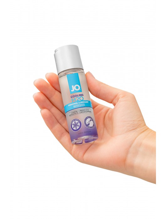 Охлаждающий лубрикант на водной основе JO Personal Lubricant H2O COOLING - 60 мл. - System JO - купить с доставкой во Владивостоке