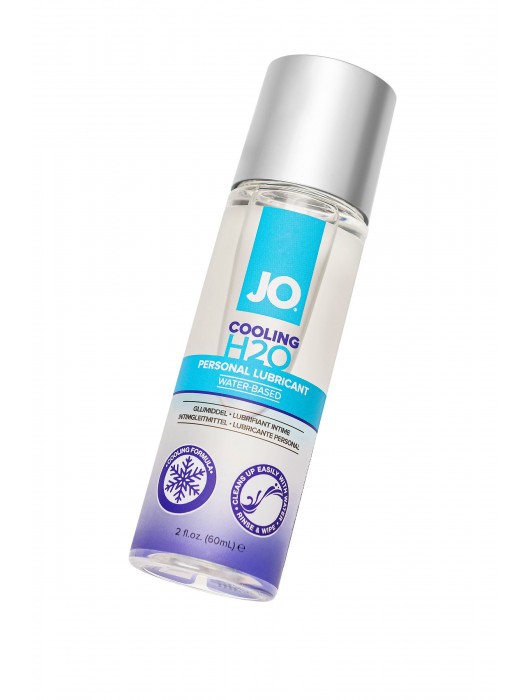 Охлаждающий лубрикант на водной основе JO Personal Lubricant H2O COOLING - 60 мл. - System JO - купить с доставкой во Владивостоке