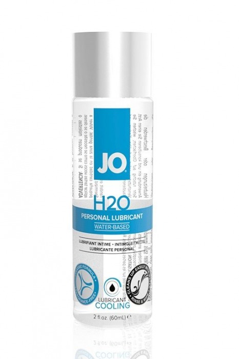 Охлаждающий лубрикант на водной основе JO Personal Lubricant H2O COOLING - 60 мл. - System JO - купить с доставкой во Владивостоке