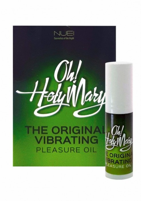 Масло унисекс с эффектом вибрации Oh! Holy Mary - 6 мл. - Nuei cosmetics - купить с доставкой во Владивостоке