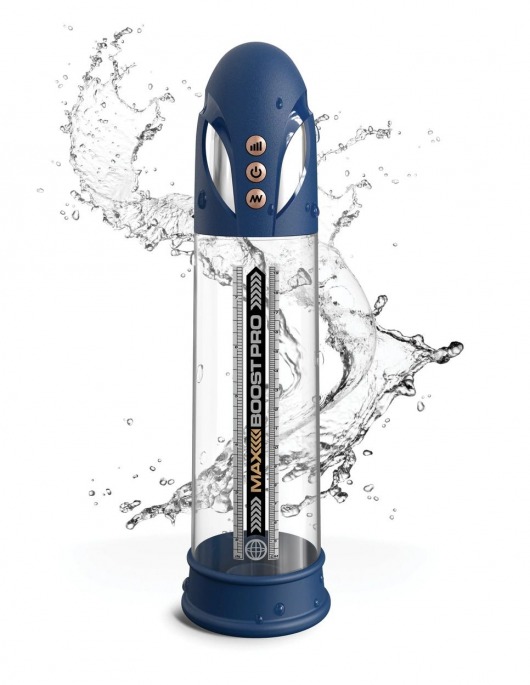Синяя вакуумная автоматическая помпа Max Boost Pro Flow - Pipedream - во Владивостоке купить с доставкой